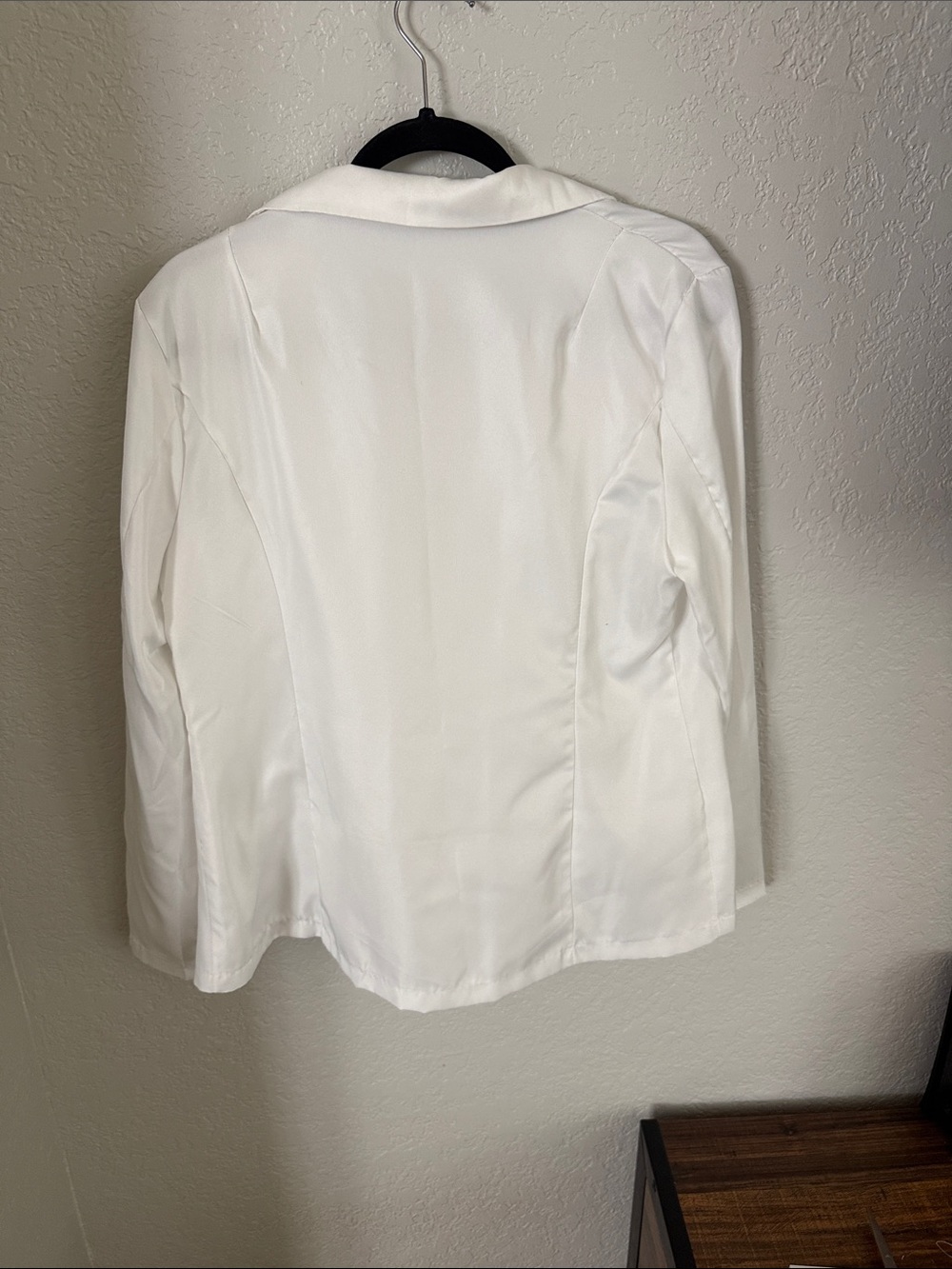 SHEIN White Single-Button Women's Blazer - Picture 5 of 5